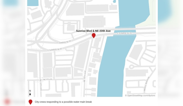 Rush Hour Disruptions on Sunrise Boulevard Due to Fort Lauderdale Water Main Repair