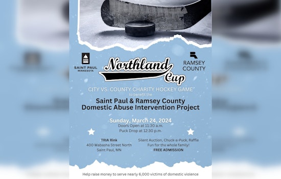 Saint Paul Police Lace Up for 2024 Northland Cup Charity Hockey Game to Benefit Domestic Abuse Project