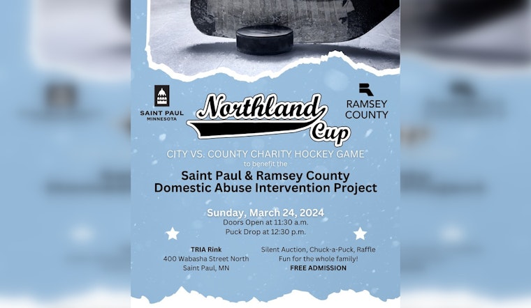 Saint Paul Police Lace Up for 2024 Northland Cup Charity Hockey Game to Benefit Domestic Abuse Project
