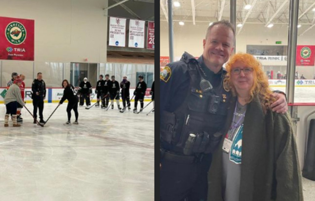 Saint Paul Police Lace Up for Charity Hockey Game, Score Big for Domestic Abuse Victims