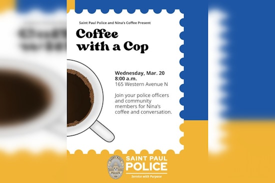 Saint Paul Police to Host 'Coffee with a Cop' at Nina's Coffee for Community Engagement