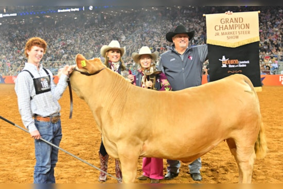 San Angelo Teen, Blaize Benson, Clinches Grand Champion Title at RodeoHouston with Steer Woozy