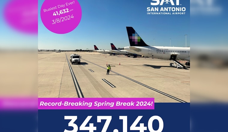 San Antonio International Airport Celebrates Record-Breaking Spring Break Traffic and Expansion Plans