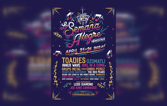 San Antonio Ramps Up Excitement for La Semana Alegre Festival Featuring Toadies, Ozomatli, and Local Star Nicky Diamonds