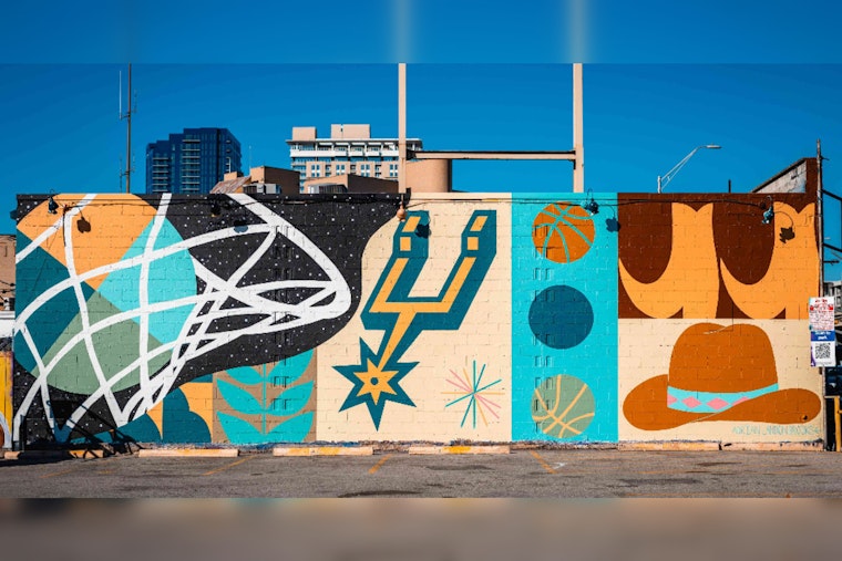 San Antonio Spurs Ignite Fan Excitement with New Mural in Downtown Austin Ahead of NBA Home Games