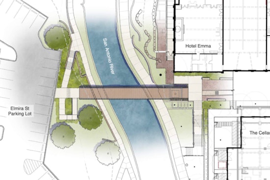 San Antonio's Pearl to Enhance Walkability With New Pedestrian Bridges Over River Walk
