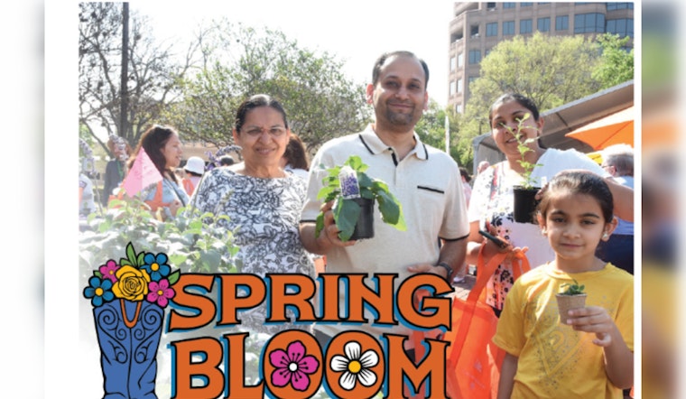 San Antonio's SAWS Spring Bloom Event to Educate on Drought-Resilient Gardening and Water Conservation