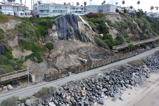 San Clemente Rail Service Restored as Landslide Repairs Conclude, Enhancing Coastal Route Safety