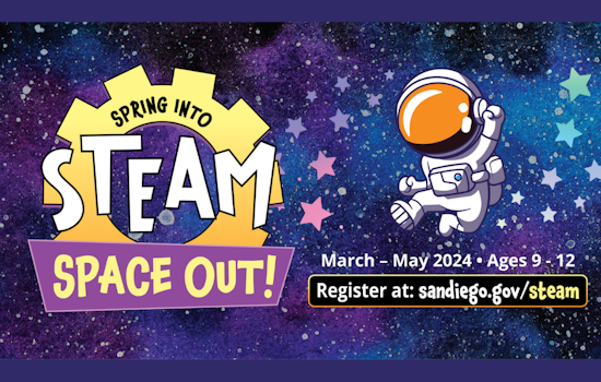 San Diego Public Library Launches "Spring into STEAM" with a Stellar Space Theme for Kids