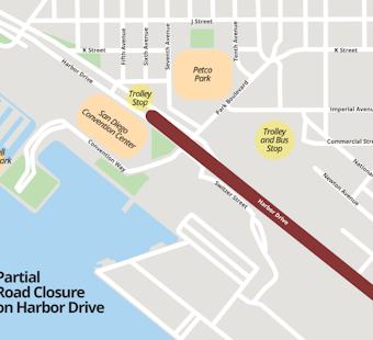 San Diego's Harbor Drive Faces Commuter Challenges Amid $42.2 Million Sewer Project