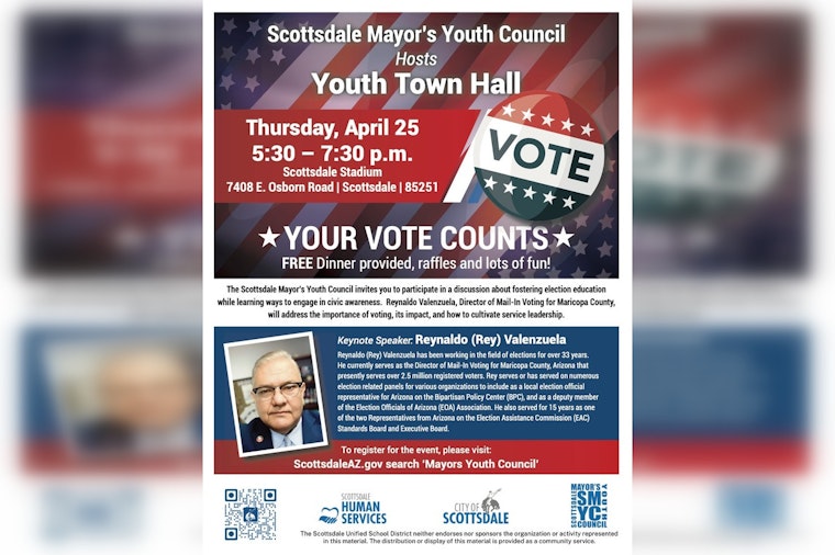 Scottsdale's Mayor Holds Town Hall to Boost Youth Understanding of Democracy at Scottsdale Stadium