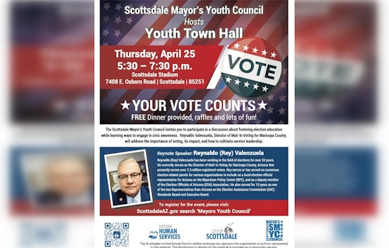 Scottsdale's Mayor Holds Town Hall to Boost Youth Understanding of Democracy at Scottsdale Stadium