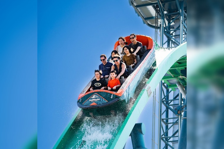 SeaWorld San Antonio Splashes into Records with "Catapult Falls," the World's First Launched Flume Coaster