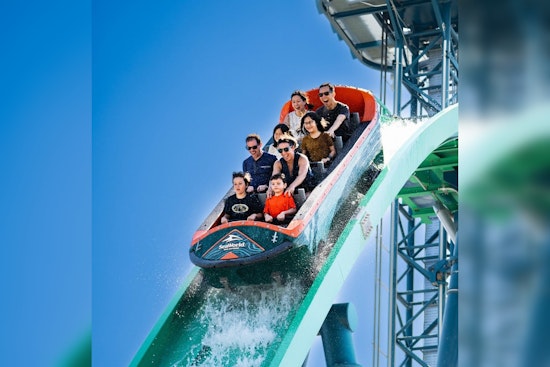 SeaWorld San Antonio Splashes into Records with "Catapult Falls," the World's First Launched Flume Coaster