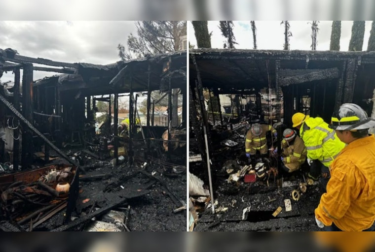 Sedona Woman Dies in Blaze Despite Rescue Efforts, Mobile Home Engulfed