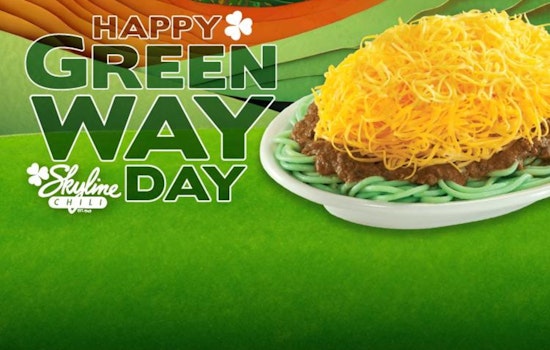 Skyline Chili Serves Up “Green Way” Pasta in South Florida for St. Patrick’s Day Festivities