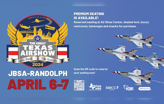 Soar Into the Wild Blue Yonder, The Great Texas Airshow at JBSA-Randolph Showcases US Air Force Thunderbirds and More