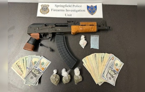 Springfield Police Seize AK-47 Style Rifle, Drugs, Arrest Three in Traffic Stop