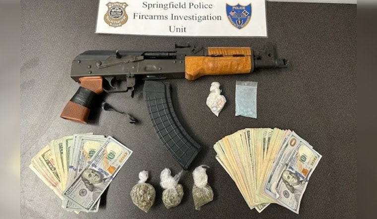 Springfield Police Seize AK-47 Style Rifle, Drugs, Arrest Three in Traffic Stop