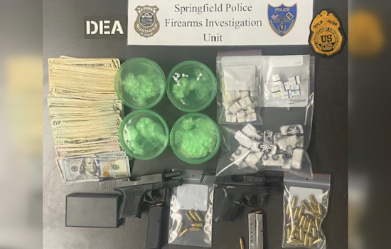 Springfield Suspect Arrested with Ghost Gun, Drugs, and Cash in Major Police Bust
