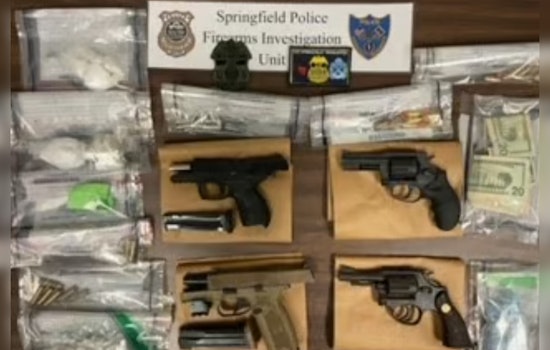Springfield Sweep: Law Enforcement Seizes Weapons, Cocaine, and Fentanyl; Two Suspects, Including Christopher Garcia, Face Charges