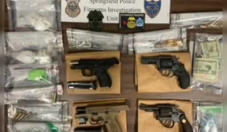 Springfield Sweep: Law Enforcement Seizes Weapons, Cocaine, and Fentanyl; Two Suspects, Including Christopher Garcia, Face Charges
