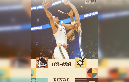 Spurs Triumph Over Curry-Less Warriors 126-113 With Strong Bench Performances at Chase Center