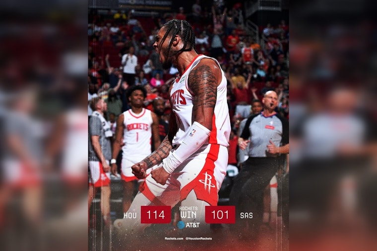 Spurs' Winning Streak Ends with 114-101 Defeat to Sengun-led Rockets in Houston