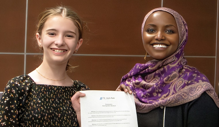 St. Louis Park Middle Schooler Claire Westlund Wins 'Mayor for a Day' Essay Contest in Minnesota