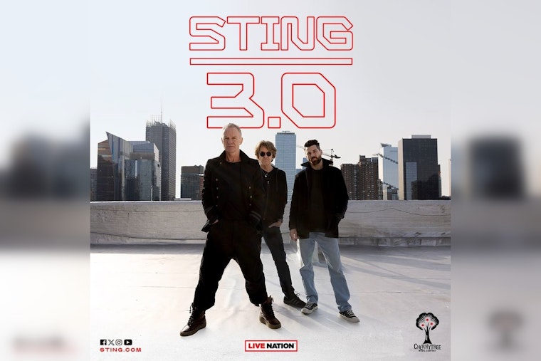 Sting Sets Out for 'Intimate' North American Tour, "Sting 3.0" to Debut in Detroit