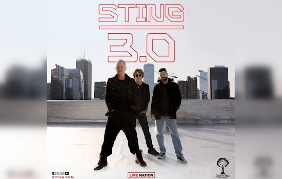 Sting Sets Out for 'Intimate' North American Tour, "Sting 3.0" to Debut in Detroit