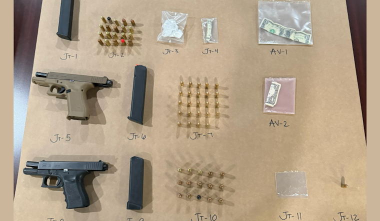 Suisun City Pair Arrested in Rio Vista with Illegal Firearms and Cocaine