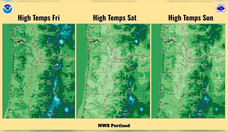 Sunny Days Ahead with a Chance of Showers and Late-April Chill, NWS Advises