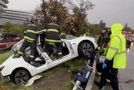 Sunnyvale DPS Issues Wet Weather Driving Warnings After Driver Escapes Rollover Accident Unscathed