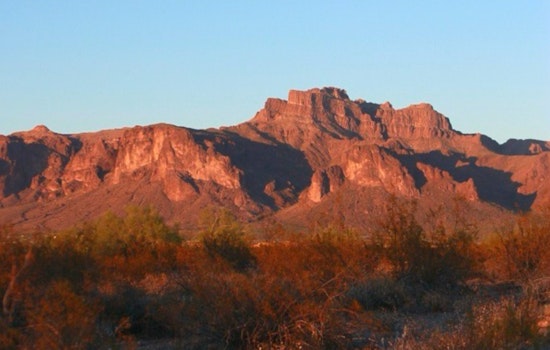 Superstition Mountains Play Host to the Enigmatic 'Cougar Shadow' During Equinox
