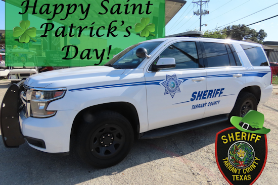 Tarrant County Sheriff Urges Safe Celebrations During St. Patrick’s Day in Texas, Tackling Spike in Impaired Driving