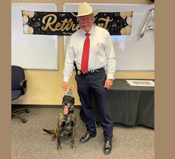 Tarrant County Sheriff’s K-9 Ara Retires to Life of Tennis Balls and Treats After Sniffing Out Crime