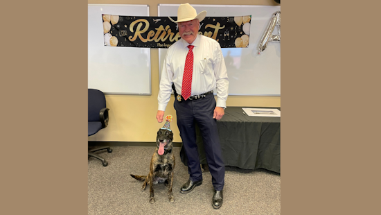 Tarrant County Sheriff’s K-9 Ara Retires to Life of Tennis Balls and Treats After Sniffing Out Crime