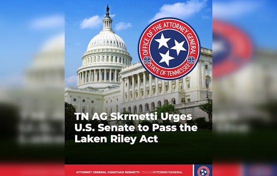 Tennessee AG Jonathan Skrmetti Urges Senate to Pass Laken Riley Act to Tighten Detention of Immigrant Offenders
