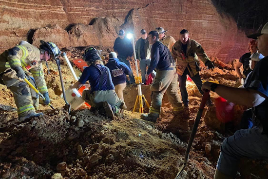 Tennessee Backhoe Operator Miraculously Rescued After 12 Hours Under Landslide