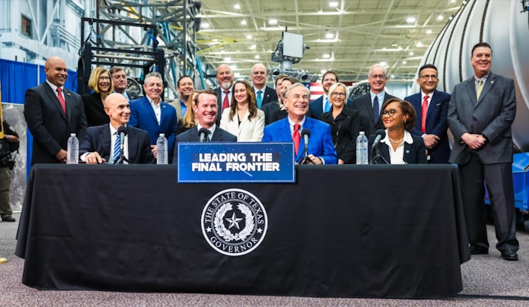 Texas Aims for the Cosmos, Governor Abbott Announces Texas Space Commission at NASA's Johnson Space Center