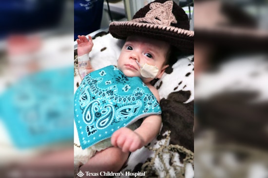 Texas Children's Hospital NICU Babies Don Western Gear to Celebrate Houston Rodeo Tradition