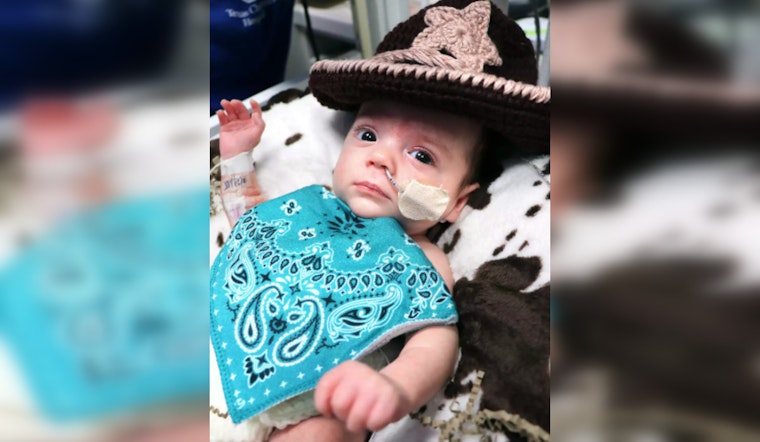 Texas Children's Hospital NICU Babies Don Western Gear to Celebrate Houston Rodeo Tradition
