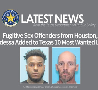 Texas Heightens Manhunt with Houston & Odessa Fugitives Now on the '10 Most Wanted Sex Offenders' List