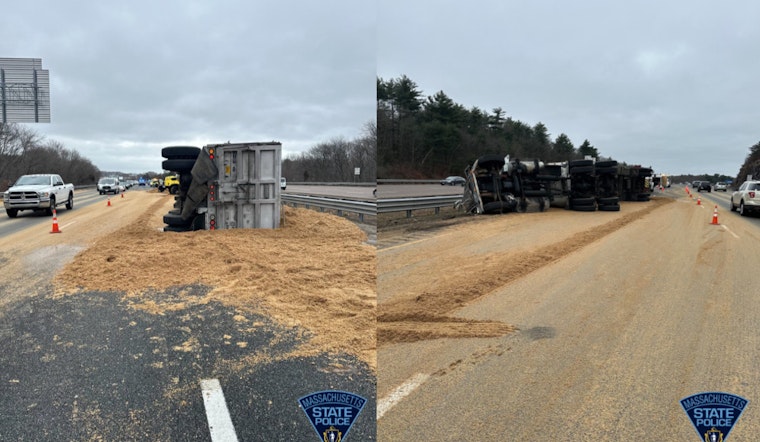 Tractor-Trailer Rollover on Rt 93 South Causes Major Delays in Randolph