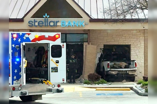 Truck Crashes into Stellar Bank in Crosby, One Hospitalized and Bank's Structural Integrity Assessed
