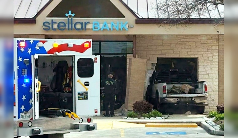 Truck Crashes into Stellar Bank in Crosby, One Hospitalized and Bank's Structural Integrity Assessed
