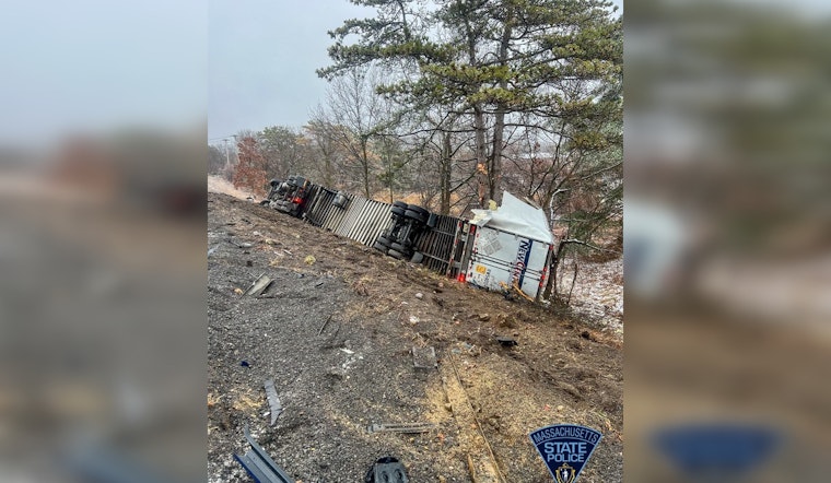 Truck Spills Thousands of Pineapples on Route 495 in Westford Causing Traffic Tie-Up