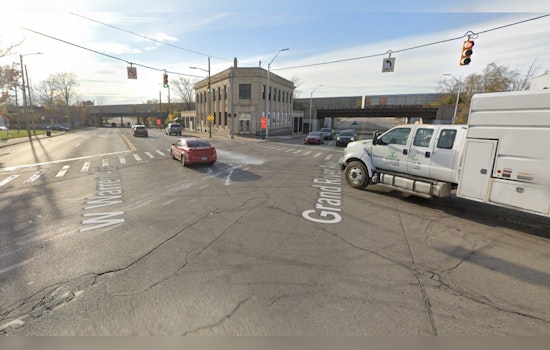 Two Hospitalized Following Collision Between Car and City Bus on Detroit's West Side