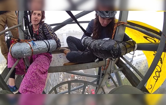 Two 'Stop Cop City' Activists Arrested After Chaining Themselves to Crane in Atlanta